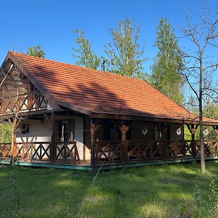 Jagodowy Zakatek, Caloroczny Dom Na Wylacznosc W Lesie, Balia, Cisza, Kominek, Weranda, Stawy Tuczna Экстерьер фото