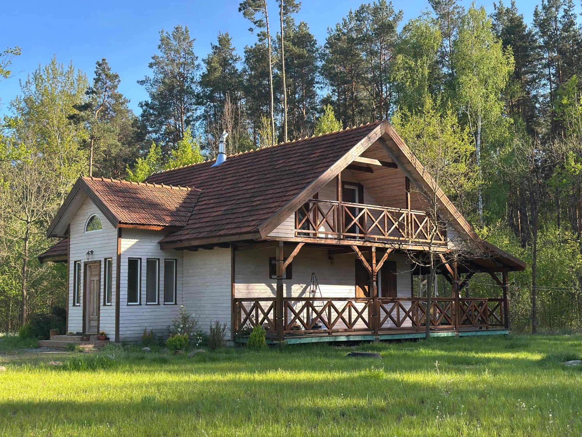 Jagodowy Zakatek, Caloroczny Dom Na Wylacznosc W Lesie, Balia, Cisza, Kominek, Weranda, Stawy Tuczna Экстерьер фото